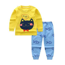 Load image into Gallery viewer, 2019 Winter Baby Boy Clothing Sets Elephant Boys Clothes Infant Sweatshirt + Pants Suit ZJS00014