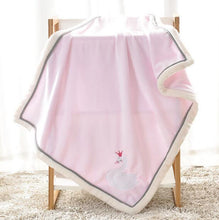 Load image into Gallery viewer, NEW Genuine Baby Blanket Baby Swaddle  100*75CM Wrap Newborn Super Soft Kids Bedding Diaper AKX11