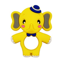 Load image into Gallery viewer, Food Grade Silicone Teethers DIY Animal Koala Baby Ring Teether Infant Baby Silicone Chew Charms Kids Teething Gift Toddler Toys