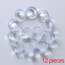 Load image into Gallery viewer, Wholesale 12 Pcs Child Baby Safety Soft Elastic Protector Desk Table Corner Edge Protection Cover Kids Spherical Collision Angle