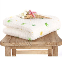 Load image into Gallery viewer, Muslin Swaddle Baby Blankets Swaddling 100% Cotton Swaddle Wrap for Newborn Babies 6 Layer Bath Towel Blanket Baby Bedding