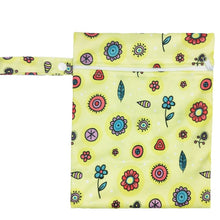 Load image into Gallery viewer, Waterproof Reusable Wet Bag Printed Pocket Nappy Bags PUL Travel Wet Dry Bags Mini Size 25x20cm Diaper Bag