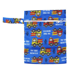 Load image into Gallery viewer, Waterproof Reusable Wet Bag Printed Pocket Nappy Bags PUL Travel Wet Dry Bags Mini Size 25x20cm Diaper Bag