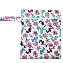 Load image into Gallery viewer, Waterproof Reusable Wet Bag Printed Pocket Nappy Bags PUL Travel Wet Dry Bags Mini Size 25x20cm Diaper Bag