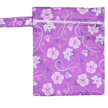 Load image into Gallery viewer, Waterproof Reusable Wet Bag Printed Pocket Nappy Bags PUL Travel Wet Dry Bags Mini Size 25x20cm Diaper Bag