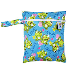 Load image into Gallery viewer, Waterproof Reusable Wet Bag Printed Pocket Nappy Bags PUL Travel Wet Dry Bags Mini Size 25x20cm Diaper Bag
