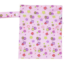 Load image into Gallery viewer, Waterproof Reusable Wet Bag Printed Pocket Nappy Bags PUL Travel Wet Dry Bags Mini Size 25x20cm Diaper Bag