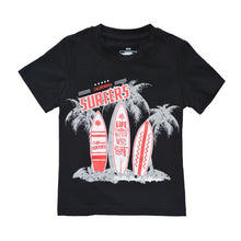 Load image into Gallery viewer, BINIDUCKLING Boys Children Summer O-Neck Print Short Sleeve T-Shirt Top Pants Sets Beach Kid Baby Cotton Cartoon Sets