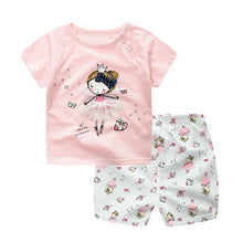 Load image into Gallery viewer, Baby Boy Clothes Summer 2019 Newborn Baby Boys Clothes Set Cotton Baby Clothing Suit (Shirt+Pants) Plaid Infant Clothes Set