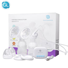 Load image into Gallery viewer, GL Electric Double Breast Pump Portable Automatically Breast Milk Suction Device