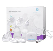 Load image into Gallery viewer, GL Electric Double Breast Pump Portable Automatically Breast Milk Suction Device