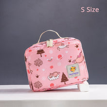 Load image into Gallery viewer, Sunveno Baby Diaper Bags Maternity Bag for Disposable Reusable Fashion Prints Wet Dry Diaper Bag Double Handle Wetbags 21*17*7CM