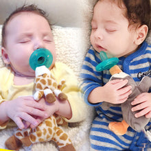 Load image into Gallery viewer, Cute Baby Pacifier Plush Toy wubbanub Newborn Kids Boys Girls Cartoon Dummy Nipple Soother Silicone Pacifier Feeding Accessories
