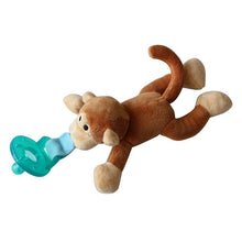 Load image into Gallery viewer, Cute Baby Pacifier Plush Toy wubbanub Newborn Kids Boys Girls Cartoon Dummy Nipple Soother Silicone Pacifier Feeding Accessories