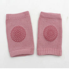 Load image into Gallery viewer, 1Pair Soft Anti-slip Safety Crawling Elbow Cushion Knee Pad Semi-combed cotton terry dispensing Baby Infant Born Toddler Kids