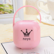 Load image into Gallery viewer, MIYOCAR personalized any name can make Pacifier Storage Box Nipple Dustproof Soother Container gift baby shower custom pacifier