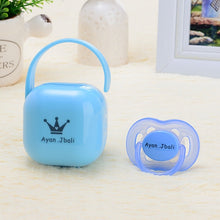 Load image into Gallery viewer, MIYOCAR personalized any name can make Pacifier Storage Box Nipple Dustproof Soother Container gift baby shower custom pacifier