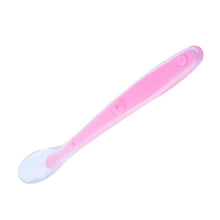 Load image into Gallery viewer, baby spoons feeding dishes Tableware for children flatware cutlery colher spoon silicone tools-for-patchwork lot soup ladle