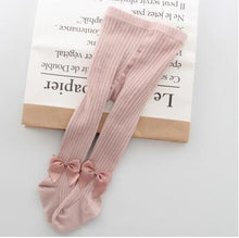Load image into Gallery viewer, YWHUANSEN 0-6 Yrs Children Spring Autumn Winter Bowknot Tights Cotton Baby Girls Pantyhose Kids Infant Knitted Collant Tights