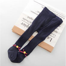Load image into Gallery viewer, YWHUANSEN 0-6 Yrs Children Spring Autumn Winter Bowknot Tights Cotton Baby Girls Pantyhose Kids Infant Knitted Collant Tights
