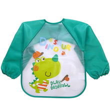Load image into Gallery viewer, 2018 Baby Bibs Infant Burp Cloths Toddler Scarf Feeding Smock Long Sleeve Waterproof Coverall Animals Baby Feeding Accessories