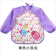 Load image into Gallery viewer, 2018 Baby Bibs Infant Burp Cloths Toddler Scarf Feeding Smock Long Sleeve Waterproof Coverall Animals Baby Feeding Accessories