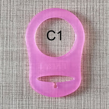 Load image into Gallery viewer, Baby Dummy Pacifier Holder Clip Adapter for MAM Ring 1PCS Silicone Button