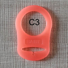 Load image into Gallery viewer, Baby Dummy Pacifier Holder Clip Adapter for MAM Ring 1PCS Silicone Button