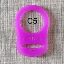 Load image into Gallery viewer, Baby Dummy Pacifier Holder Clip Adapter for MAM Ring 1PCS Silicone Button
