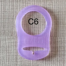 Load image into Gallery viewer, Baby Dummy Pacifier Holder Clip Adapter for MAM Ring 1PCS Silicone Button
