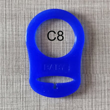 Load image into Gallery viewer, Baby Dummy Pacifier Holder Clip Adapter for MAM Ring 1PCS Silicone Button