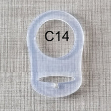 Load image into Gallery viewer, Baby Dummy Pacifier Holder Clip Adapter for MAM Ring 1PCS Silicone Button