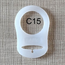 Load image into Gallery viewer, Baby Dummy Pacifier Holder Clip Adapter for MAM Ring 1PCS Silicone Button