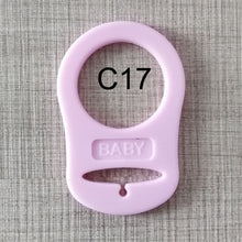 Load image into Gallery viewer, Baby Dummy Pacifier Holder Clip Adapter for MAM Ring 1PCS Silicone Button