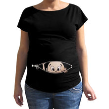 Load image into Gallery viewer, Telotuny maternity clothes maternity clothes for pregnant women Cartoon Print T-shirt Pregnancy Clothes Women Maternity Dec28