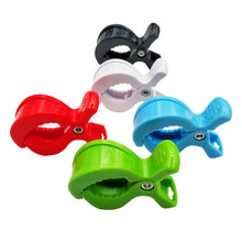 Load image into Gallery viewer, 2pc/lot Baby Colorful Car Seat Accessories Plastic Pushchair Toy Clip Pram Stroller Peg To Hook Cover Blanket Mosquito Net Clips