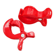 Load image into Gallery viewer, 2pc/lot Baby Colorful Car Seat Accessories Plastic Pushchair Toy Clip Pram Stroller Peg To Hook Cover Blanket Mosquito Net Clips