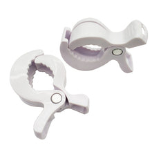 Load image into Gallery viewer, 2pc/lot Baby Colorful Car Seat Accessories Plastic Pushchair Toy Clip Pram Stroller Peg To Hook Cover Blanket Mosquito Net Clips