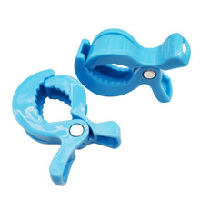 Load image into Gallery viewer, 2pc/lot Baby Colorful Car Seat Accessories Plastic Pushchair Toy Clip Pram Stroller Peg To Hook Cover Blanket Mosquito Net Clips