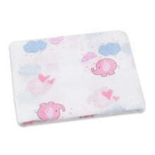 Load image into Gallery viewer, PINK SWAN 100%Cotton Flamingo Rose fruits Print Muslin Baby Blankets Bedding Infant Swaddle Towel For Newborns Swaddle Blanket