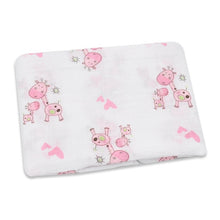Load image into Gallery viewer, PINK SWAN 100%Cotton Flamingo Rose fruits Print Muslin Baby Blankets Bedding Infant Swaddle Towel For Newborns Swaddle Blanket