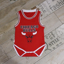 Load image into Gallery viewer, infantile basketball clothes baby Clothing Bodysuits popular girls boys basketball sports One-Pieces comfortable crawl Bodysuits