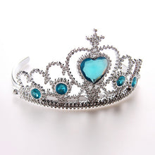 Load image into Gallery viewer, Fancy 4-10y Baby Girl Princess Elsa Dress for Girls Clothing Wear Cosplay Elza Costume Halloween Christmas Party With Crown