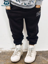 Load image into Gallery viewer, Mini Balabala Boys Jogger Children Cotton Casual Long Trousers Kids Clothing Harem Pant Elastic Waist Jogger Spring Autumn Pant