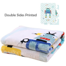 Load image into Gallery viewer, i-baby Premium Baby Blanket Thick Newborn Stroller Swaddling Soft Flannel Toddler Blankets for Boys Girls Crib Bedding 100x120cm