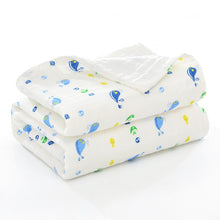 Load image into Gallery viewer, Muslin Swaddle Baby Blankets Swaddling 100% Cotton Swaddle Wrap for Newborn Babies 6 Layer Bath Towel Blanket Baby Bedding