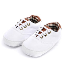 Load image into Gallery viewer, Puseky Newborn Baby Boy Shoes First Walkers Spring Autumn Baby Boy Soft Sole Shoes Infant Canvas Crib Shoes 0-18 Months
