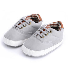 Load image into Gallery viewer, Puseky Newborn Baby Boy Shoes First Walkers Spring Autumn Baby Boy Soft Sole Shoes Infant Canvas Crib Shoes 0-18 Months