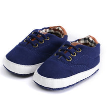 Load image into Gallery viewer, Puseky Newborn Baby Boy Shoes First Walkers Spring Autumn Baby Boy Soft Sole Shoes Infant Canvas Crib Shoes 0-18 Months