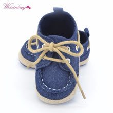 Load image into Gallery viewer, 2019 Spring Baby boy Shoes First Walker Lace-up T-tied solid color casual Toddler Shoes Non-slip Soft Bottom Warm Shoes